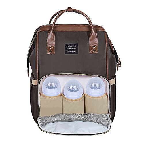 Diaper Bag Backpack,Large Capacity Nappy Changing Backpack MultiFunction Travel Backpack Water