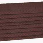 Cotton Craft – 8 Pack – Euro Cafe Waffle Weave Terry Kitchen Towels – 16×28 Inches – Chocolate – 400 GSM quality – 100% Ringspun 2 Ply Cotton – Highly Absorbent Low Lint – Multi Purpose