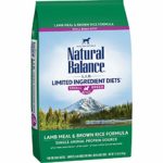 Natural Balance Small Breed Bites L.I.D. Limited Ingredient Diets Dry Dog Food, Lamb Meal & Brown Rice Formula, 12-Pound