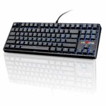 VELOCIFIRE TKL02 87 Key Mechanical Keyboard with Outemu Brown Switches, and LED Backlit for Copywriters, Typists and Programmers