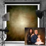 Kate 6.5ft(W) x10ft(H) Portrait Photography Backdrops Microfiber Seamless Brown Abstract Photo Studio Backdrop