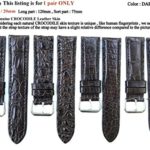 Genuine CROCODILE Skin Leather Watch Strap Band for men Width 18mm, 20mm, 22mm, 24mm HANDMADE