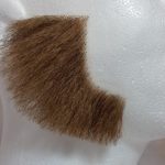 Sideburns LIGHT BROWN – 100% Human Hair – no. 2019 – REALISTIC! Perfect for Theater – Reusable!