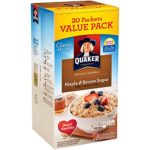Quaker Maple & Brown Sugar Instant Oatmeal, 20 Count, 1.51 oz Packets