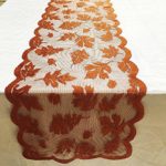 Hot Sale!DEESEE(TM)Maple Leaf Lace Table Runner Perfect for Fall Dinner Parties Restaurant Decor