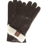 Fratelli Orsini Everyday Men’s Our Bestselling Italian Rabbit Fur Gloves Size XXXL Color Brown