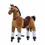 Medallion – My Pony Ride On Real Walking Horse for Children 5 to 12 Years Old or Up to 110 Pounds (Color Medium Brown Horse) for Boys and Girls
