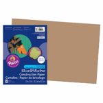 SunWorks PAC6907BN Construction Paper, Light Brown, 12″ x 18″, 50 Sheets Per Pack, 10 Packs