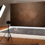 Laeacco 7x5ft Vinyl Photography Backdrop Retro Chic Headboard Solid Blurry Abstract Grunge Decoration Wallpaper Photo Background Children Baby Adults Portraits Brown Leather Texture Background