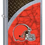 Zippo NFL Cleveland Browns Street Chrome Pocket Lighter