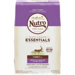 NUTRO WHOLESOME ESSENTIALS Adult Venison Meal, Brown Rice & Oatmeal Recipe Dry Dog Food Plus Vitamins, Minerals & Other Nutrients ; (1) 30-lb. bag; Rich in Nutrients and Full of Flavor