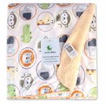 Genio Baby Sherpa Fleece Baby Blanket Unisex 30 x 40 Soft- Perfect for Swaddling and Strolling- Fluffy for Boys and Girls (Light Brown)