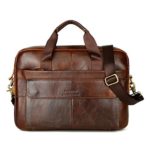 Clearance!Todaies Men Leather Messenger Shoulder Bags Business Work Briefcase Laptop Bag Handbag 2018 (38cm(L)7cm(W)27cm(H), Brown)
