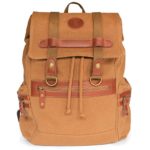 Brown Canvas Backpack CaseElegance – Designer Laptop Daypack Backpack