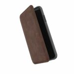 Speck Products Presidio Folio Leather iPhone Xs Max Case, Saddle Brown/Light Graphite Grey
