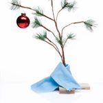 Charlie Brown Christmas Tree with Blanket 24″ Tall (Non-Musical)