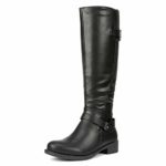 DREAM PAIRS Women’s Side Zipper Fashion Knee High Riding Boots for Lady