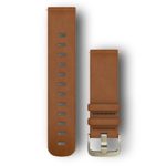 Garmin Quick Release Band, Light Brown Leather Band, 010-12691-02