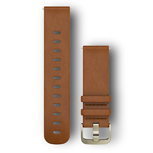 Garmin Quick Release Band, Light Brown Leather Band, 0101269102