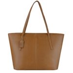 Tote Handbags,COOFIT Fashion Purses and Handbags for Women PU Leather Purse Tote Bag Brown