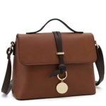 Fashion Shoulder Bags for Women Designer Cross Body Purses Trendy Ladies Handbag (Type 2 Dark Brown)