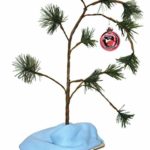 ProductWorks Exclusive 2018 24-Inch Charlie Brown Musical Christmas Tree with Linus’s Blanket Holiday Décor