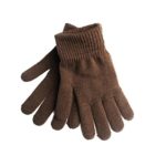 Mellons Unisex Winter Knit Classic Solid Color Gloves