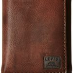 Levi’s  Men’s  Trifold Wallet,Brown Stitch