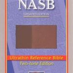 NASB Ultrathin Reference Bible (Brown/Light Brown, Leathertex Two-Tones)