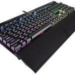 CORSAIR K70 Mechanical Gaming Keyboard – USB Passthrough & Media Controls – Tactile & Quiet – Cherry MX Brown