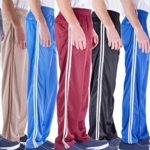 Vertiacl Sport Men’s Loose-Fit Open Bottom Warm-Up Running Track Pants