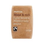 Light Brown Muscovado Sugar Waitrose 500g – Pack of 2