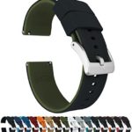 Barton Elite Silicone Watch Bands – Quick Release – Choose Color – 18mm, 20mm & 22mm Watch Straps