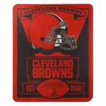 The Northwest Company NFL Cleveland Browns Marque Printed Fleece Throw, 50-inch by 60-inch
