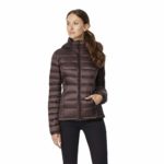 32 DEGREES Womens Ultra Light Down Packable Jacket, Fudge, Large
