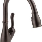 Delta Faucet Leland Single-Handle Kitchen Sink Faucet with Pull Down Sprayer, ShieldSpray Technology and Magnetic Docking Spray Head, Venetian Bronze 9178-RB-DST