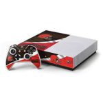 Skinit NFL Cleveland Browns Xbox One S Console and Controller Bundle Skin – Cleveland Browns Design – Ultra Thin, Lightweight Vinyl Decal Protection