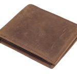 Polare Men’s RFID Blocking Vintage Italian Genuine Leather Slim Bifold Wallet Handmade