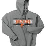 Zubaz NFL Cleveland Browns Men’s Banner Logo Hoodie, Large, Gray
