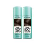 L’Oreal Paris Root Cover Up Temporary Gray Concealer Spray, Dark Brown 2 oz (Pack of 2) (Packaging May Vary)