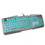 [ Storm Buy ] Team Wolf [CIY] [ Swappable Switch ] [ Customize Switches ] Mechanical Keyboard , [ RGB Backlit ] Light Modes 104 Keys Wired Gaming or Office Keyboard (Vod Ray, Brown Switch)