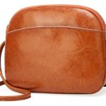 Forestfish Leather Small Crossbody Bags Shoulder Bag Cell Phone Purse and Handbags for Women Girls Fashion Gift (Brown)