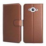 Samsung Galaxy J7 Neo/Nxt Case Wallet Brown, Samsung J7 Leather Case, Dekii Slim Soft PU Leather Flip Cover with Card Slots, Magnetic Closure Phone Protective Case for Samsung Galaxy J7 Neo/Nxt