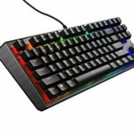Cooler Master CK530 Tenkeyless Gaming Mechanical Keyboard with Brown Switches, RGB backlighting, On-the-fly CONTROLS, and Aluminum Top Plate