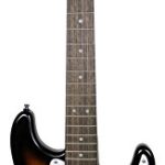 Squier by Fender Mini Strat Electric Guitar – Brown Sunburst