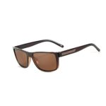 2020Ventiventi Mens’s Polarized Small Sunglasses Brown Lens Rectangular Frames Carbon Fiber Designer with Sun Glasses Case UV400 for Driving PL271C03