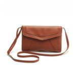 ZOONAI Womens Small Leather Envelope Crossbody Shoulder Bag Purse