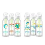 Dr. Brown’s Options Baby Bottles, 8 ounce, Adventure/Love/Dream Designs, 6 count