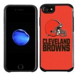 Prime Brands Group Cell Phone Case for Apple iPhone 8/ iPhone 7/ iPhone 6S/ iPhone 6 – NFL Licensed Cleveland Browns Textured Solid Color