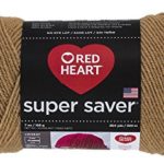 RED HEART E300 Super Saver Yarn, Warm Brown